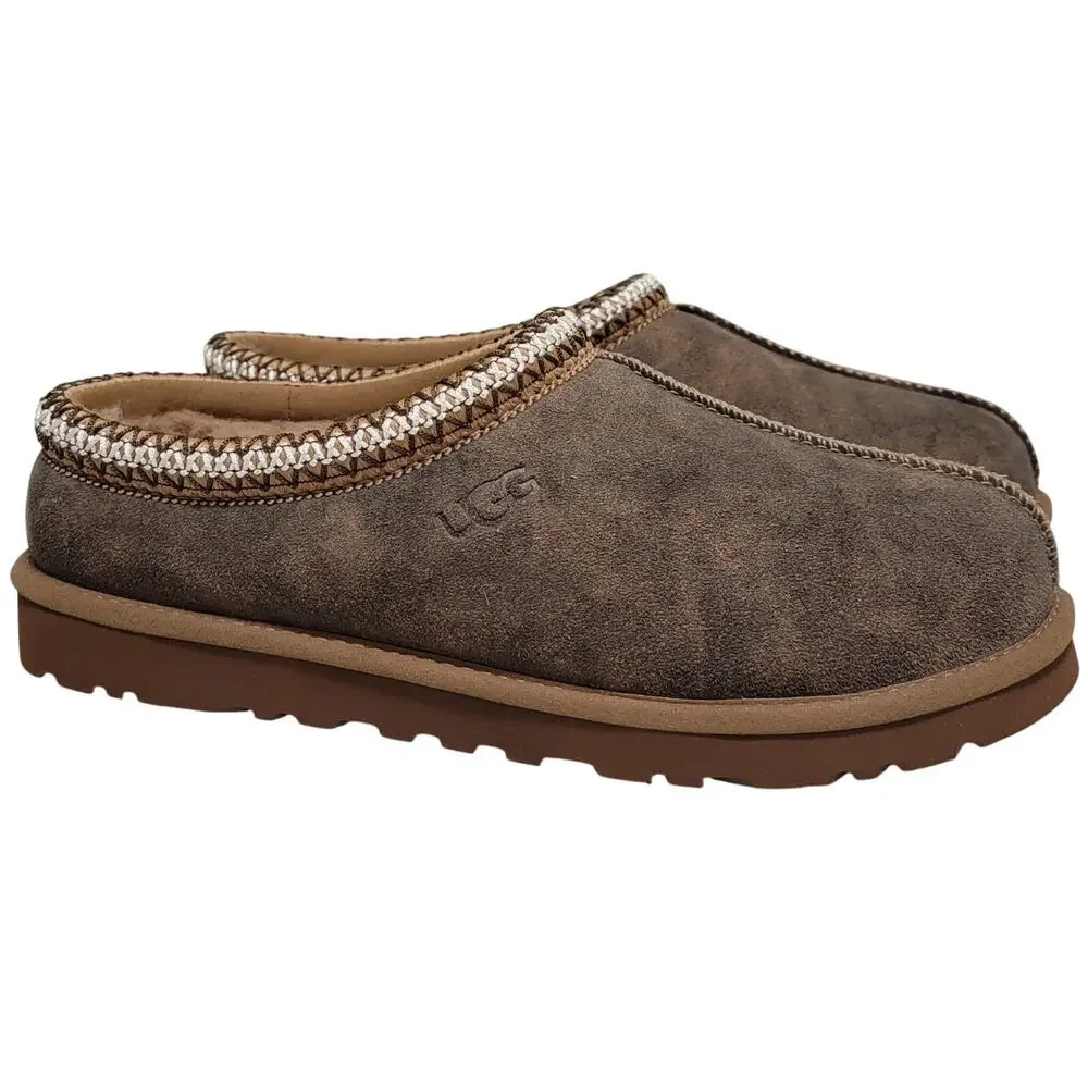 UGG Men Tasman Baxter Slip On Clog Comfort Slippers Size US 8 Chestnut Brown